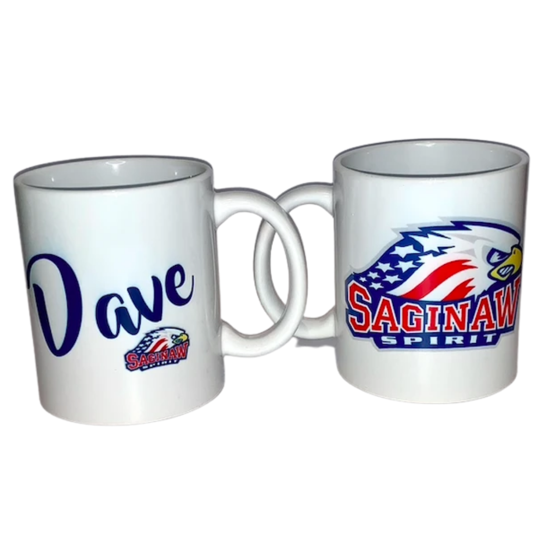 Tasse de hockey sur glace (personnalisée)